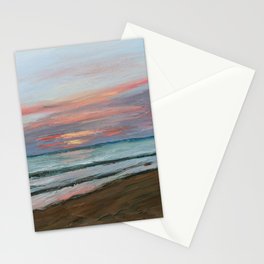 Pink Skies at Night Stationery Cards