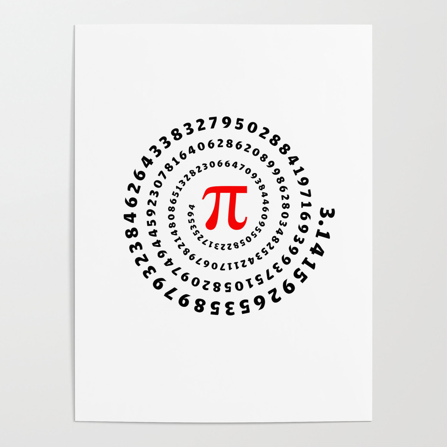 Pi NEW Math and Science POSTER 
