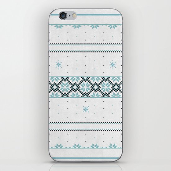 Christmas pattern iPhone Skin