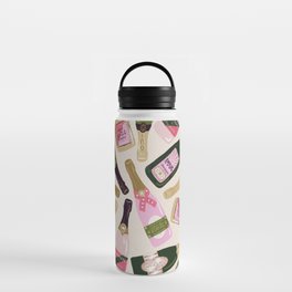 French Champagne Collection – Pink & Green Water Bottle