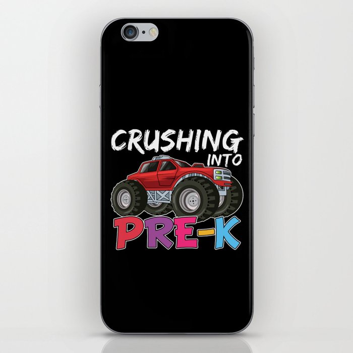 Crushing Into Pre-K Monster Truck iPhone Skin
