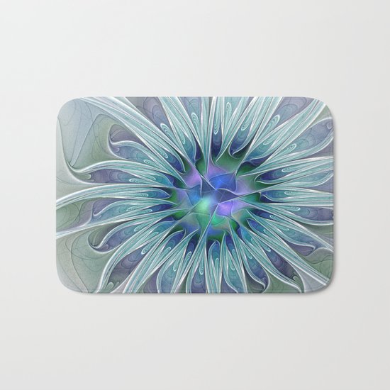 Floral Beauty, Fantasy Flower Bath Mat