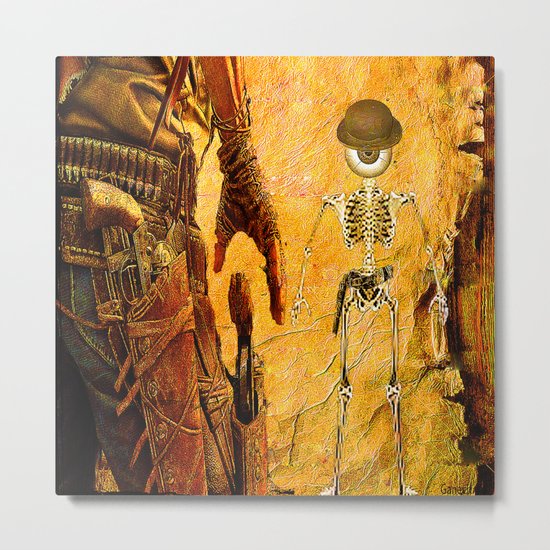 Duel Pour Monsieur Bone Metal Print