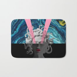 MEDUSA Bath Mat | Snakes, Woman, Medusa, Greek, Colors, Graphicdesign, Perseus, Mythology, Beautiful, Lips 