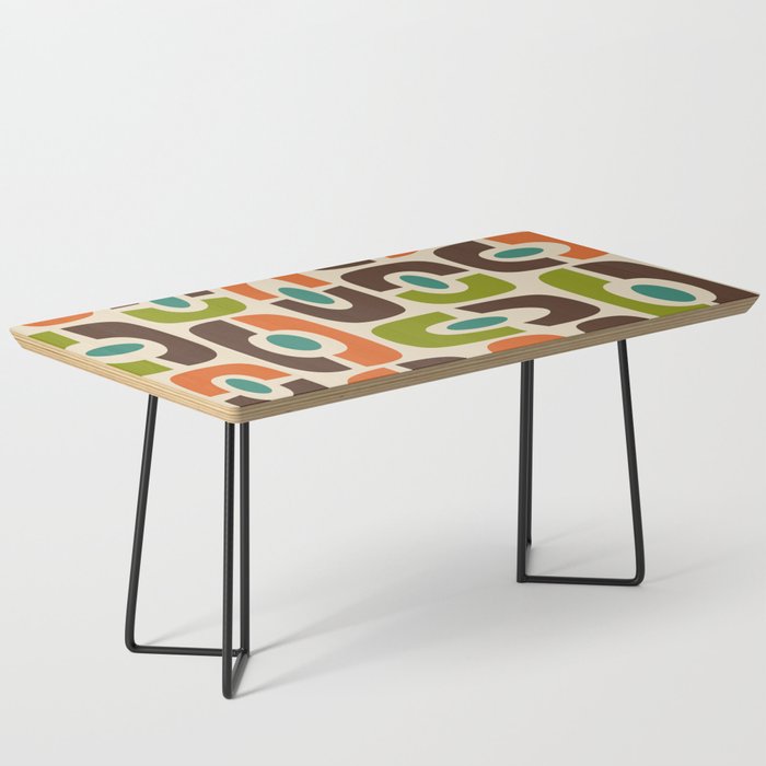 Colorful Mid-Century Modern Cosmic Abstract 397 Coffee Table