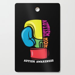 Strong Autism Mom Autism Awareness Cutting Board
