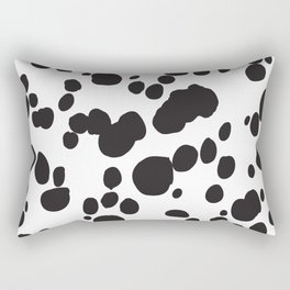 Dalmatian Spotty Pattern, Animal print Rectangular Pillow