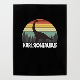 KARLSSONSAURUS KARLSSON SAURUS KARLSSON DINOSAUR Poster