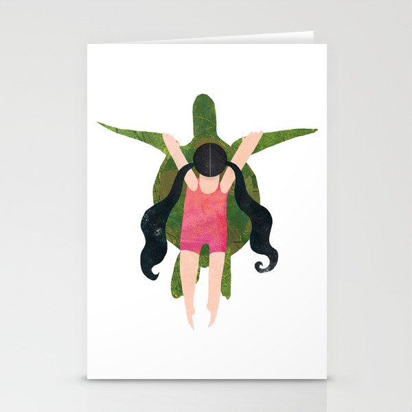 Turtle Magic Stationery Cards