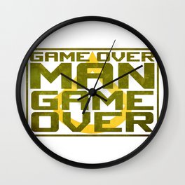 Game Over Man Wall Clock