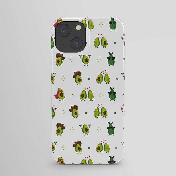 Avocado Pattern - holy guacamole collection iPhone Case