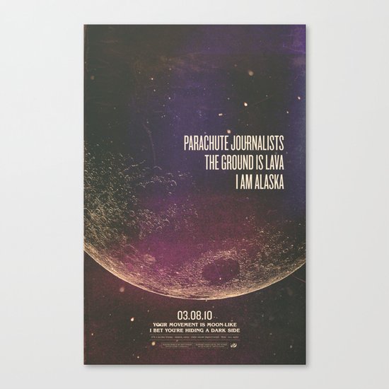 Parachute Journalists - Moonlike Canvas Print