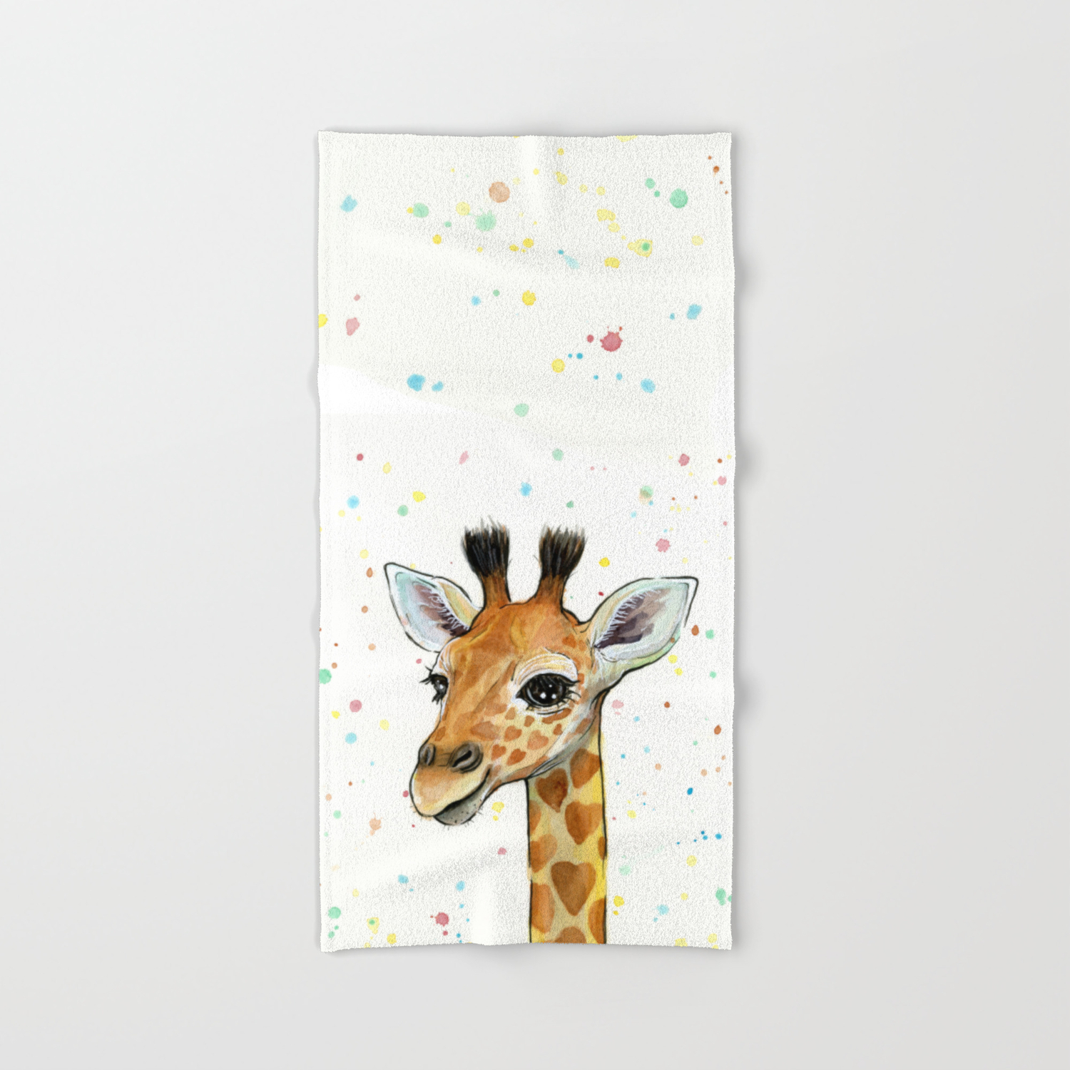 little giraffe bath towel