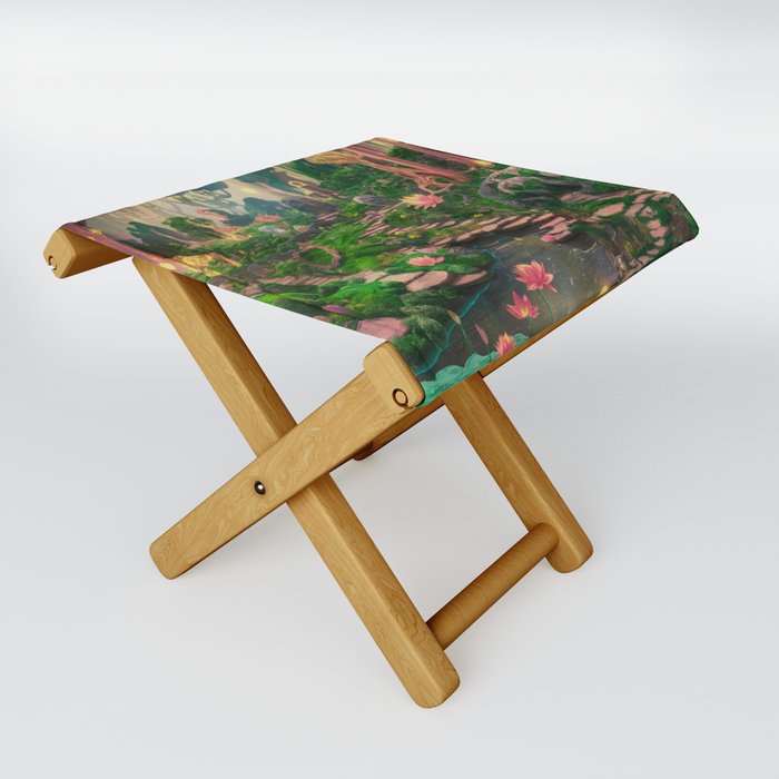 Christmas Design Folding Stool