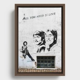 All You need... Framed Canvas
