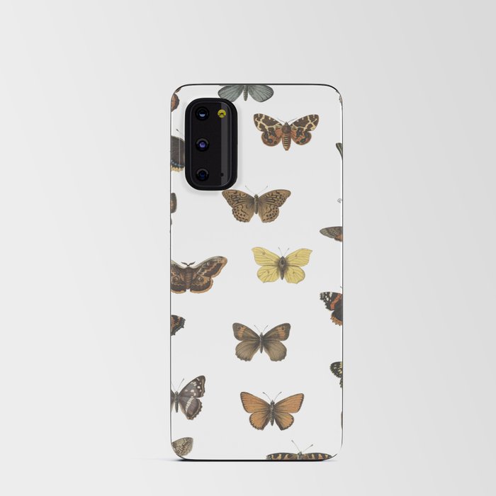 Butterfly Moth Pattern Android Card Case