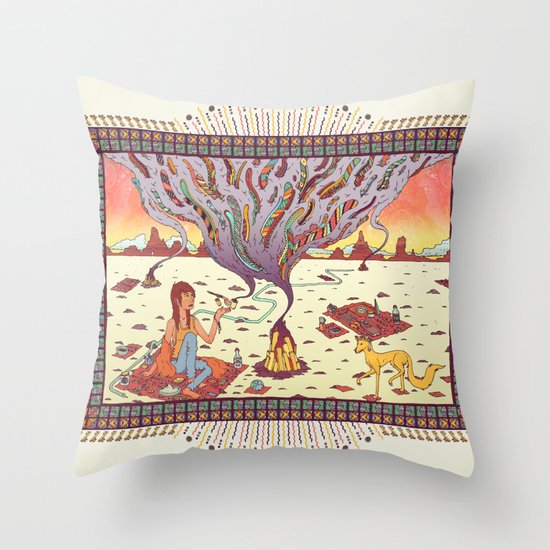 Intangible Quarter. Throw Pillow