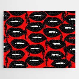 Bloody Lips in Red Jigsaw Puzzle