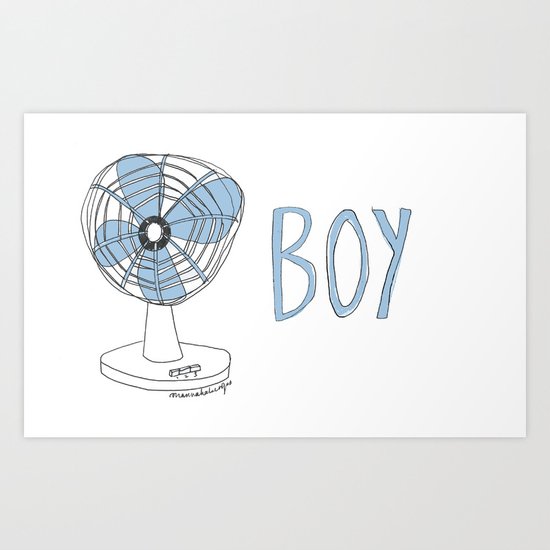 FANBOY. Art Print