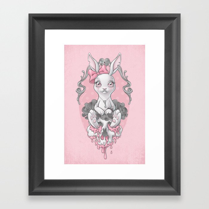 Princess Bunny Framed Art Print
