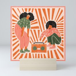 Dance, babe Mini Art Print