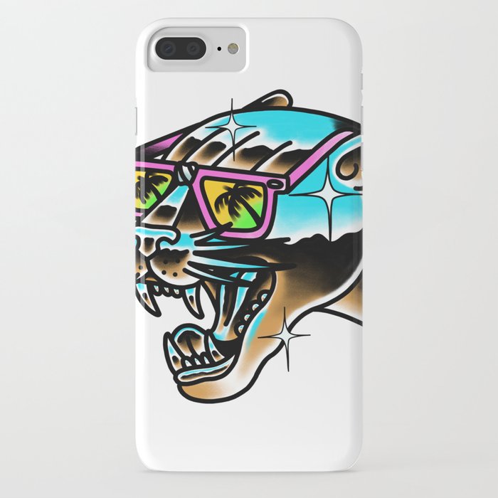 chrome panther iphone case