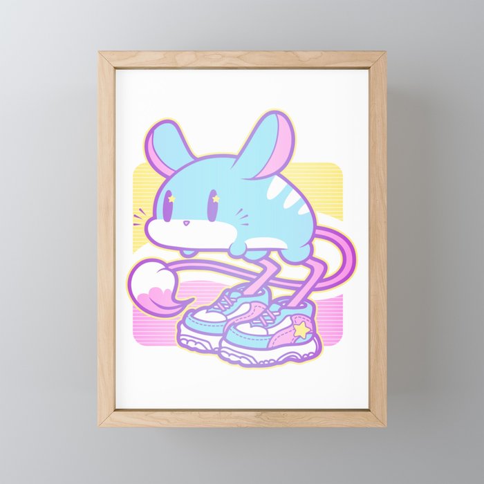 new sneaks for PJ Framed Mini Art Print