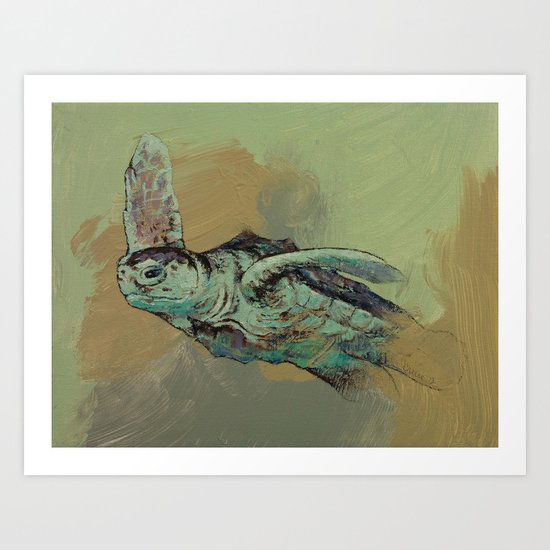Sea Turtle Art Print