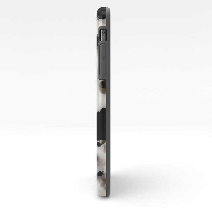 Black and White Tortoiseshell Abstract Elegant