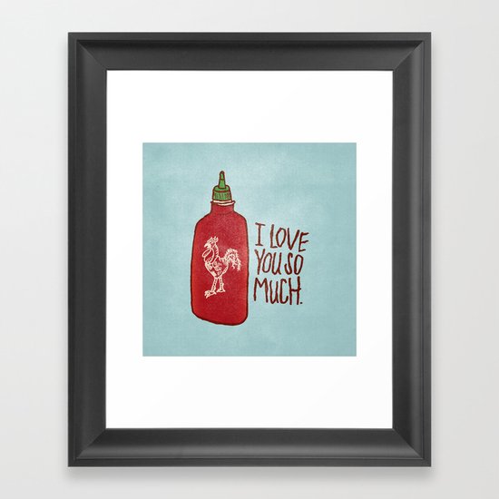 TRUE LOVE Framed Art Print