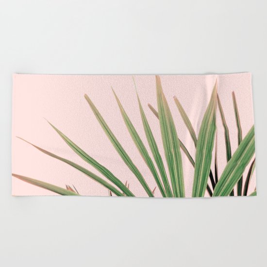 Palms blossom Beach Towel