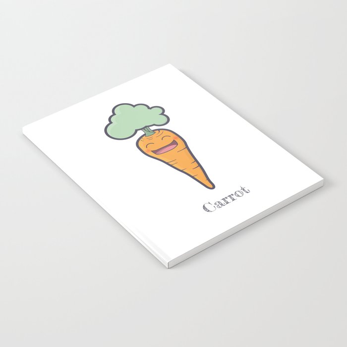 Happy Carrot Notebook