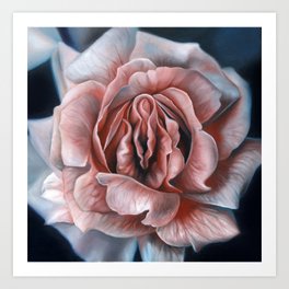Lady Rose Art Print