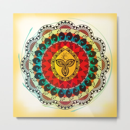 Mandala Metal Print