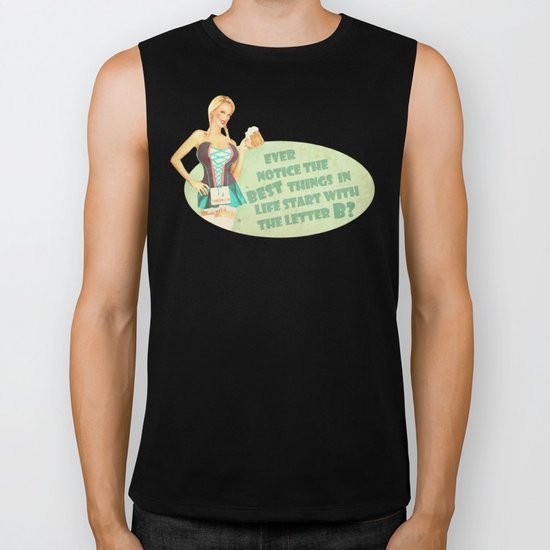 "B" is for...? Biker Tank