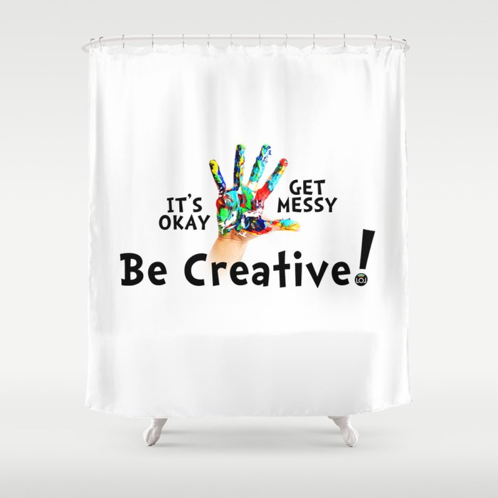 Get Messy Shower Curtain