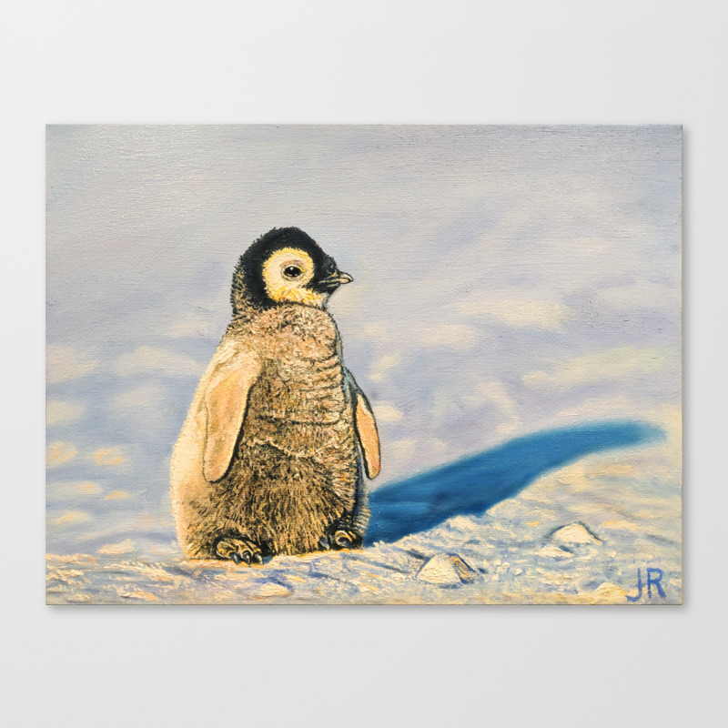 Baby Penguin Canvas Print By Medjas21 Society6