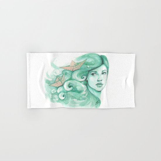 Paper ships Hand & Bath Towel