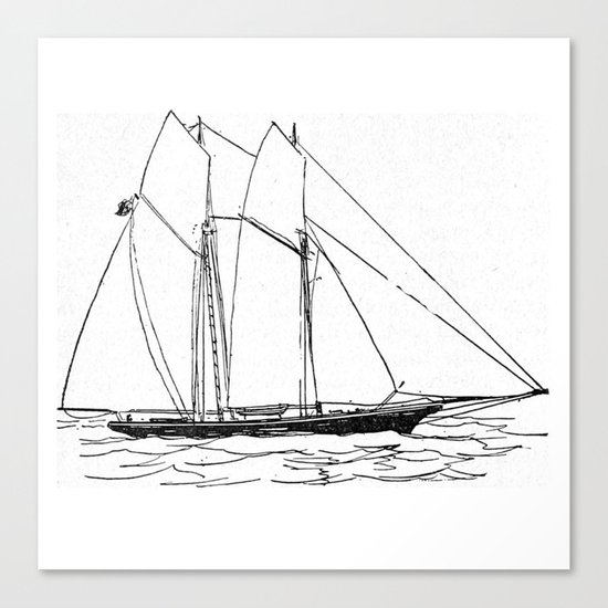 Sailing Canvas Print