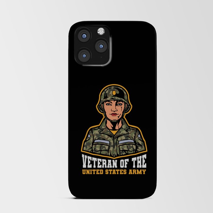 Veteran Of The United States Military iPhone Card Case