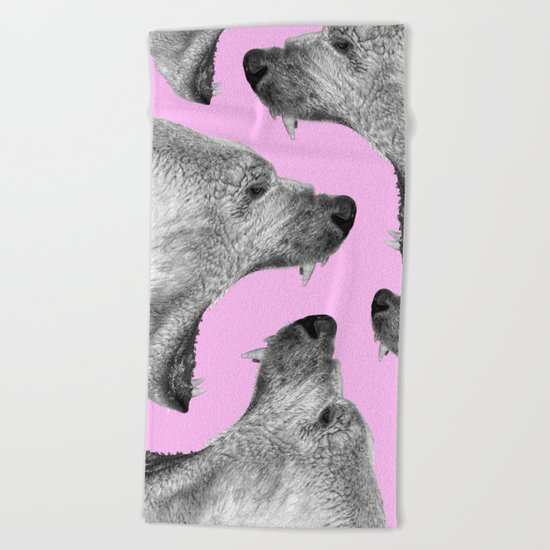 Polar bear Beach Towel