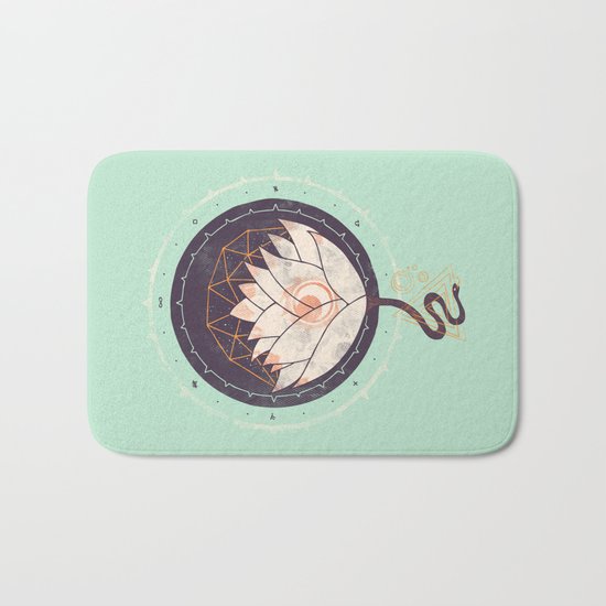 Lotus Bath Mat