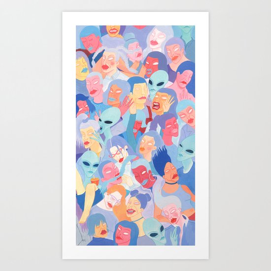 Purple Art Print