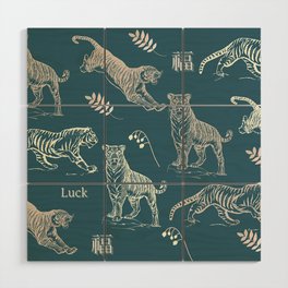 Tigers | A Sign of Strength and Power Wood Wall Art