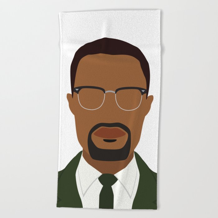 Malcolm X Beach Towel By Julileduc Society6 Here presented 54+ malcolm x drawing images for free to download, print or share. malcolm x beach towel by julileduc