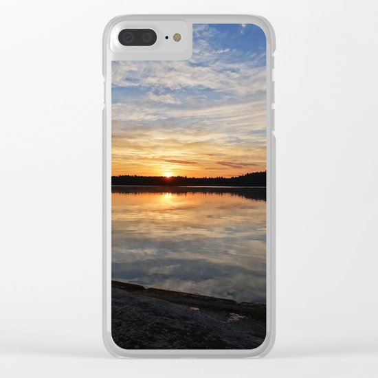 Minnesota Sunrise Clear iPhone Case