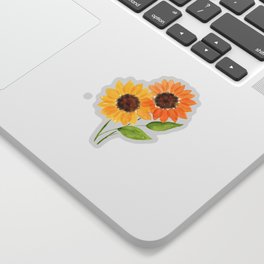 Pair of Sunflowers Sticker