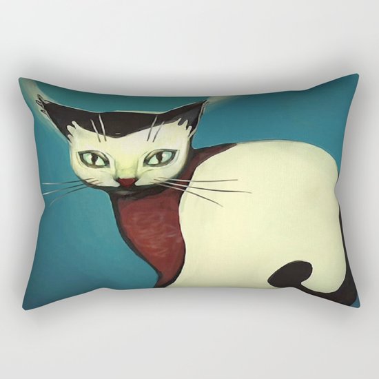 Cat Lovely Rectangular Pillow