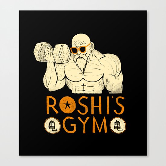 roshi's gym Canvas Print