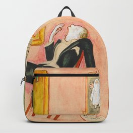 Family Idyll; Love and Marriage and Other Common Disasters portrait painting by Nils Dardel Backpack | Love, Painting, Life, Thanksgiving, Boredome, Motherinlaw, Humorous, Couples, Upperwestside, Paris 